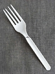 100% Degradable Compostable PLA Kitchenware Tablewares Plastic Cutlery Biodegradable Fork