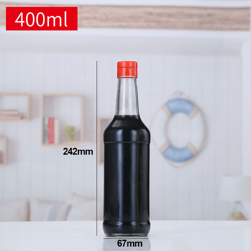 100ml 170ml 220ml 250ml 350ml 400ml 485ml Custom Seasoning Kitchen Cooking Glass Oil and Vinegar Bottle