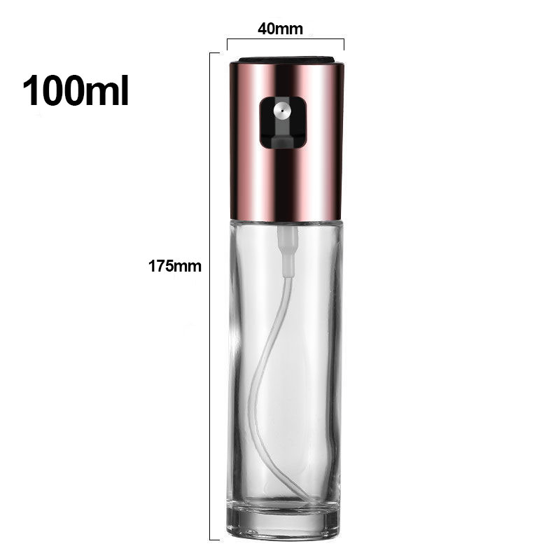 100ml Transparent Portable Kitchen Luxury Condiment Cooking Kitchen Oil Spray Bottle