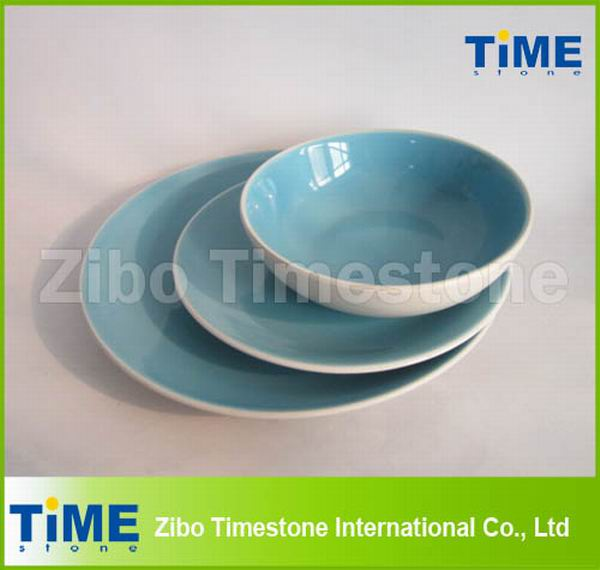 12PCS Fine Colorful Ceramic Dinnerware Set