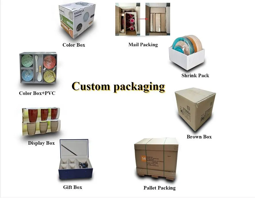 12PCS High-Quality Pad Printing and Floral Pattern Designceramic Tableware Set