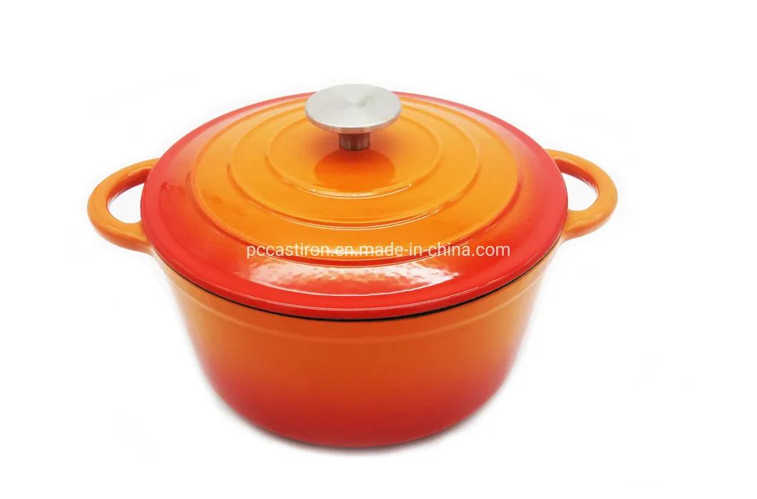 2.7L Cast Iron Casserole/Cast Iron Cookware BSCI LFGB FDA Approved