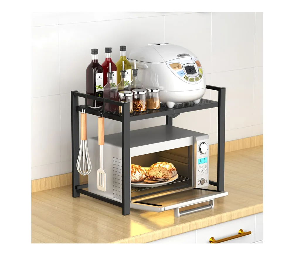 2 Tier Multi-Functional Rack Kitchen Organizer No Assembly Required