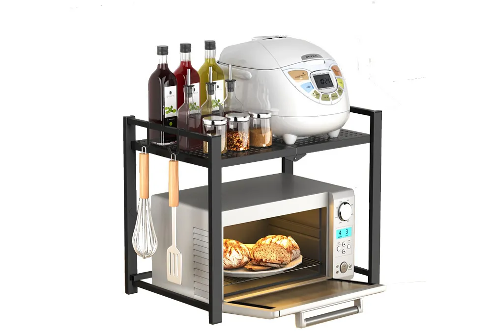 2 Tier Multi-Functional Rack Kitchen Organizer No Assembly Required