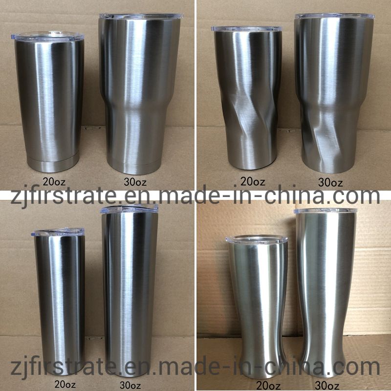 20oz 30oz Skinny Stainless Steel Tumbler with BPA Free Lid Promotional OEM ODM Double Wall Insulated vacuum