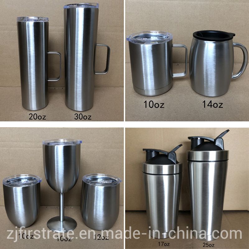 20oz 30oz Skinny Stainless Steel Tumbler with BPA Free Lid Promotional OEM ODM Double Wall Insulated vacuum