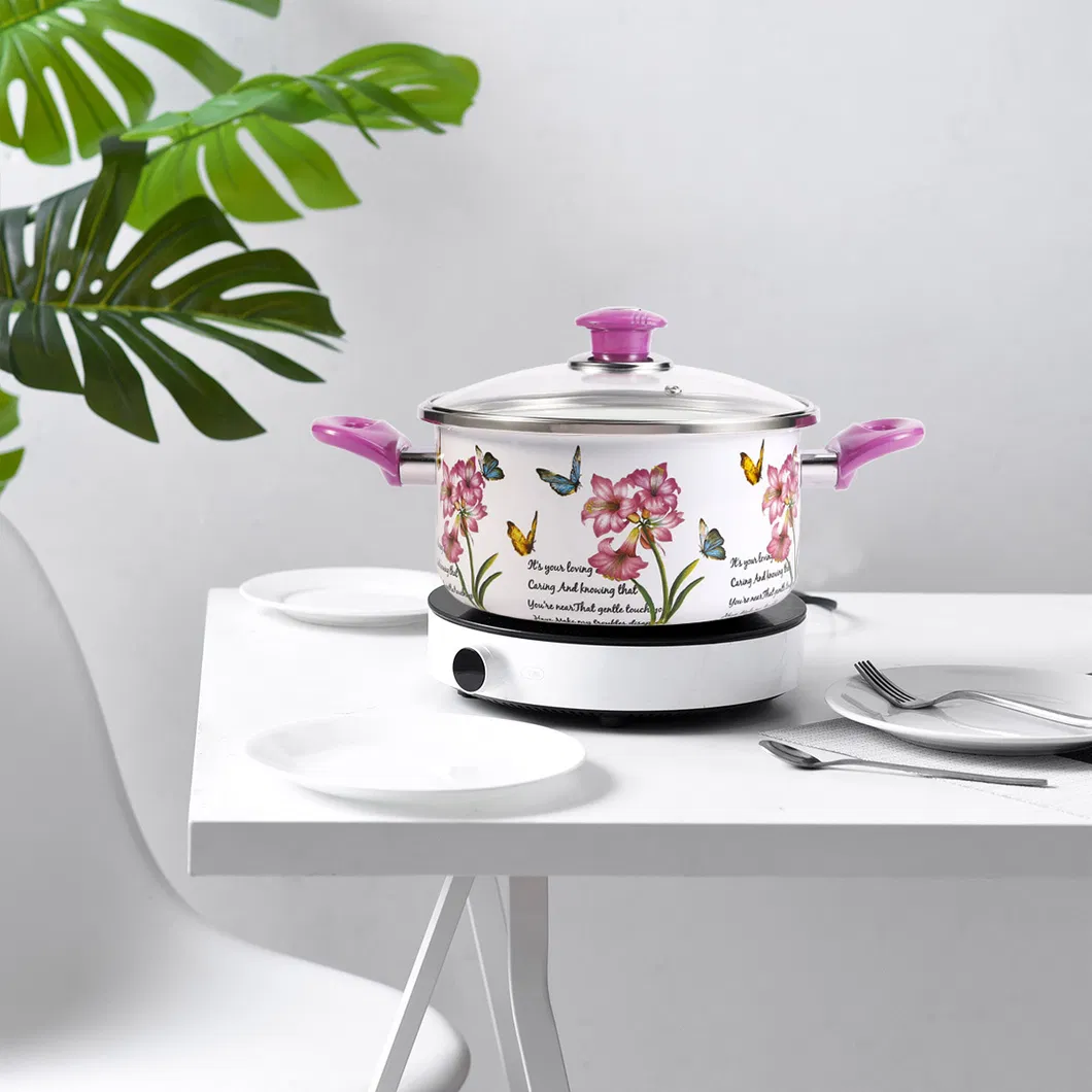 26cm High Quality Best Selling Stocks Cookware Pot Enamel Cooking Casserole
