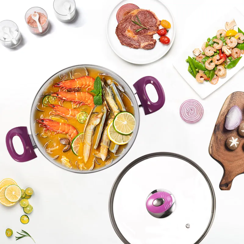 26cm High Quality Best Selling Stocks Cookware Pot Enamel Cooking Casserole