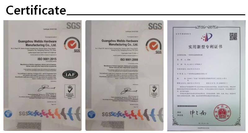 270 Degree Revolving Wire Basket for Kitchen Corner