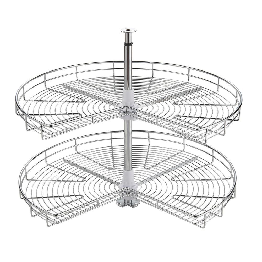 270 Degree Wire Revolving Corner Basket for Kitchen