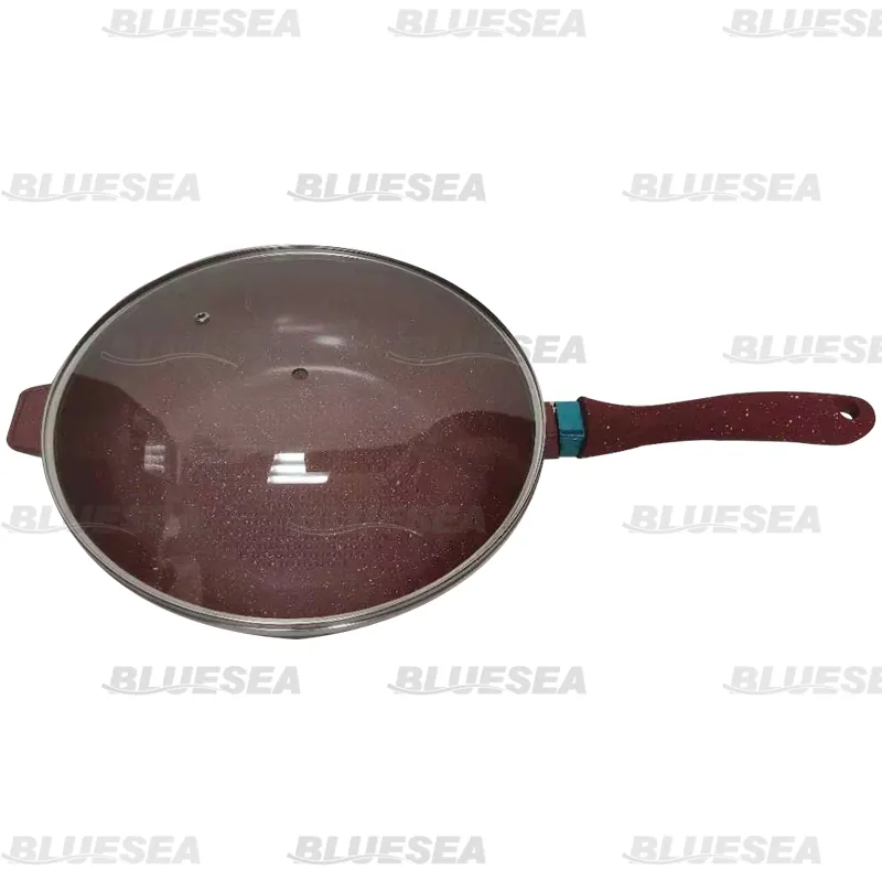 28cm Fry Pan with Red Color