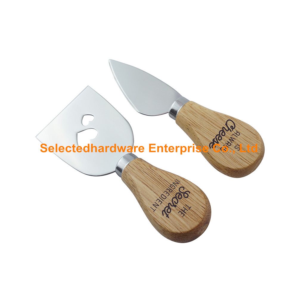 2PCS Parmesan Shaver with Heart Shape Hole Cheese Knife Set