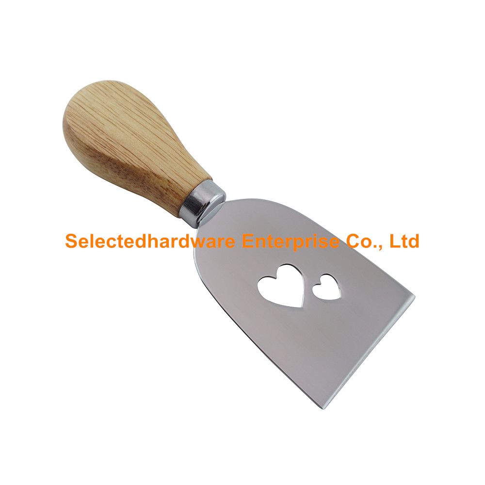 2PCS Parmesan Shaver with Heart Shape Hole Cheese Knife Set