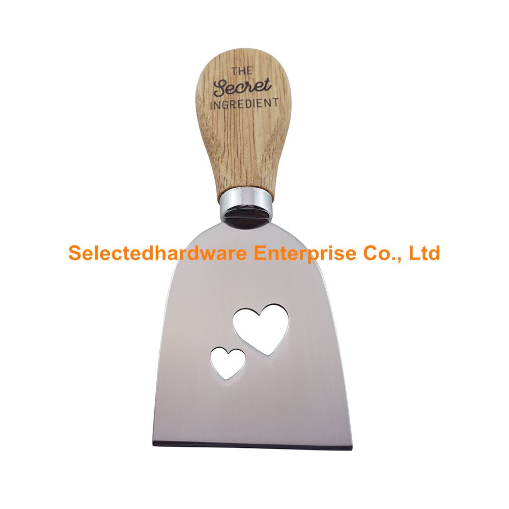 2PCS Parmesan Shaver with Heart Shape Hole Cheese Knife Set