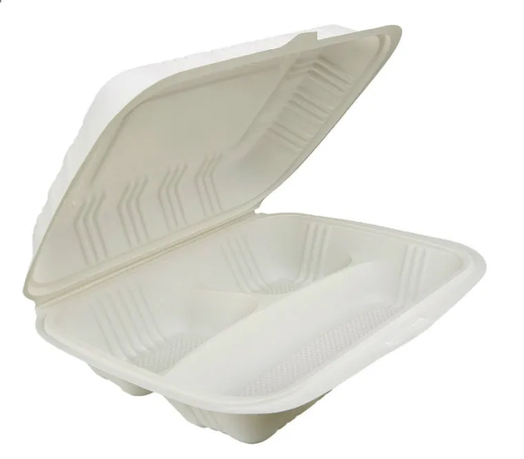 3-Compartments Bento Lunch Box Leakproof Lunch Box