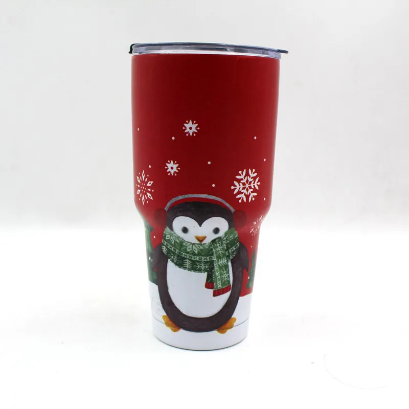 30oz Stainless Steel Insulated Tumbler, Custom Christmas Gift Mugs