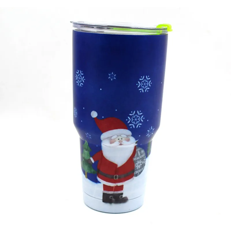 30oz Stainless Steel Insulated Tumbler, Custom Christmas Gift Mugs