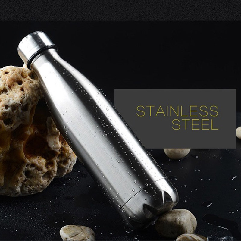 350/500/750/1000ml Double-Wall Insulated Vacuum Flask Stainless Steel Water Bottle BPA Free Thermos for Sport Water Bottles