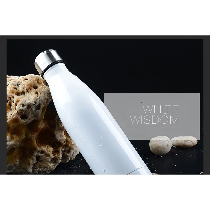 350/500/750/1000ml Double-Wall Insulated Vacuum Flask Stainless Steel Water Bottle BPA Free Thermos for Sport Water Bottles