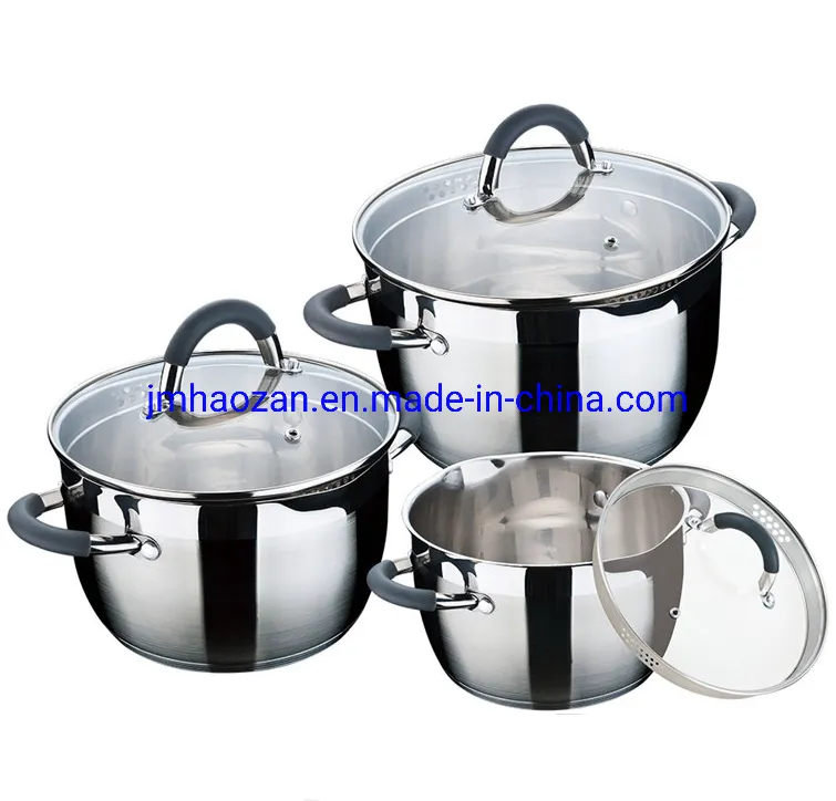 3ply Cookware Stainless Steel Conical Shape Cookware- Saucepan and Casserole