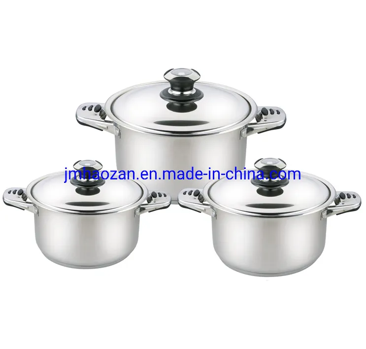 3ply Cookware Stainless Steel Conical Shape Cookware- Saucepan and Casserole