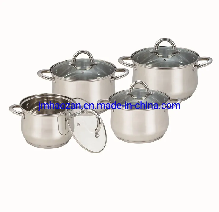 3ply Cookware Stainless Steel Conical Shape Cookware- Saucepan and Casserole