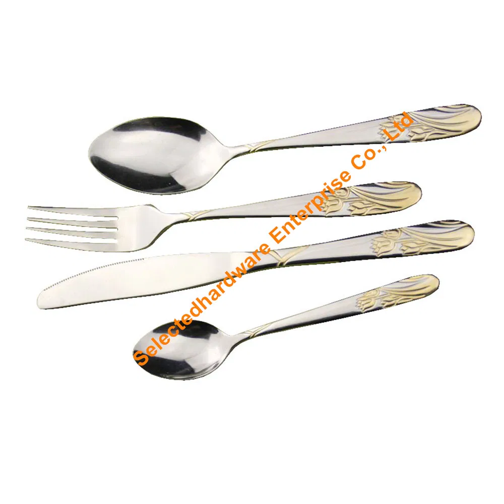 4PCS Dinner Knife and Fork Set Utensils Cutlery Set