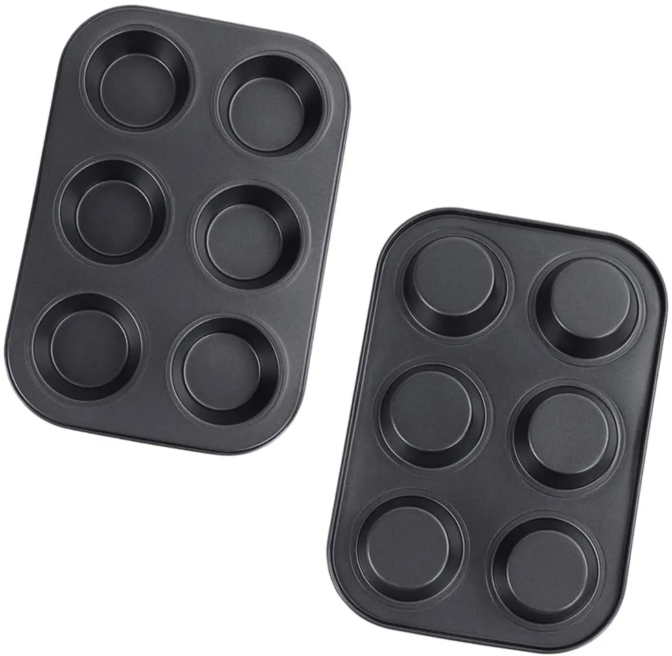 6-Cavity Non-Stick Cupcake Pan Muffin Pan Muffin Tins