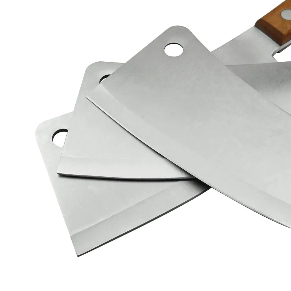 8 Inch Full Tang Wooden Handle Cleaver Butcher Knife