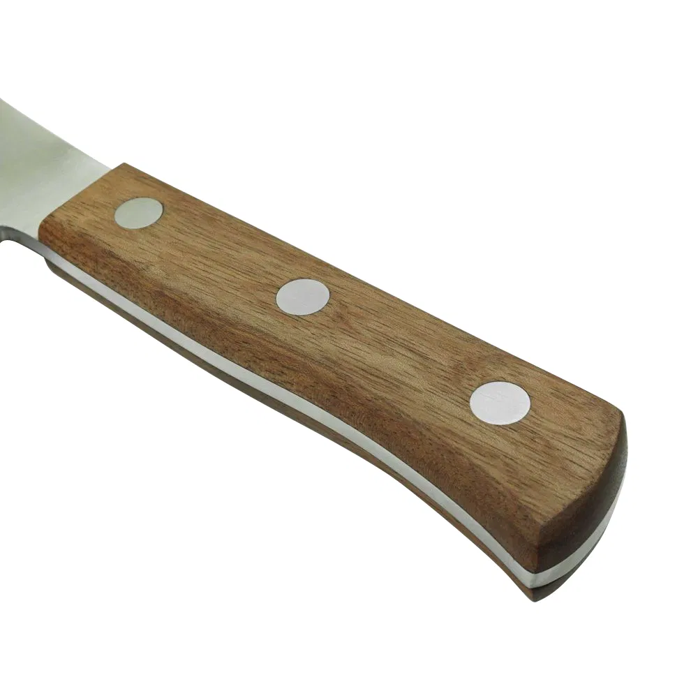 8 Inch Full Tang Wooden Handle Cleaver Butcher Knife