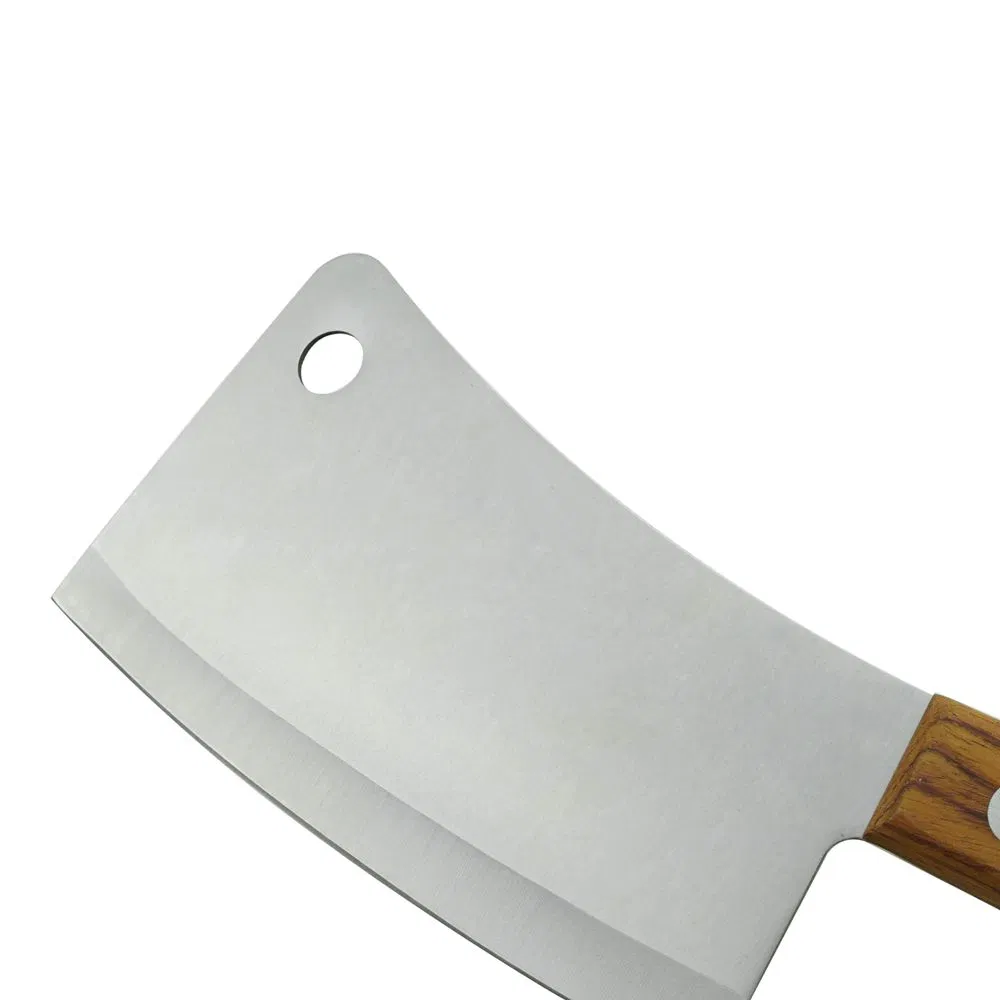 8 Inch Full Tang Wooden Handle Cleaver Butcher Knife