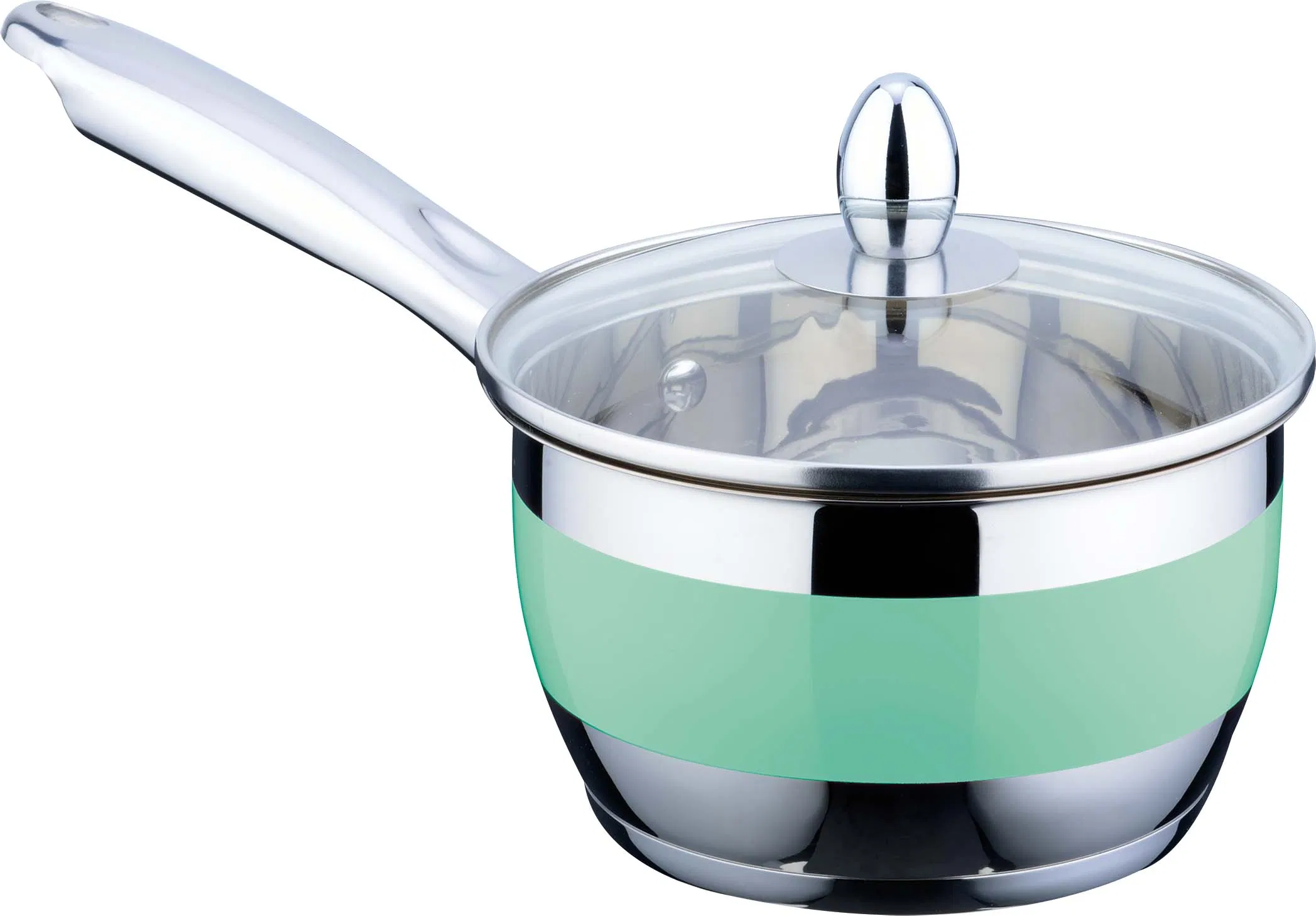 8 PCS New Style Kitchenware Stainless Steel Kitchen Utensils. Stainless Steel Cookware with Glass Lid