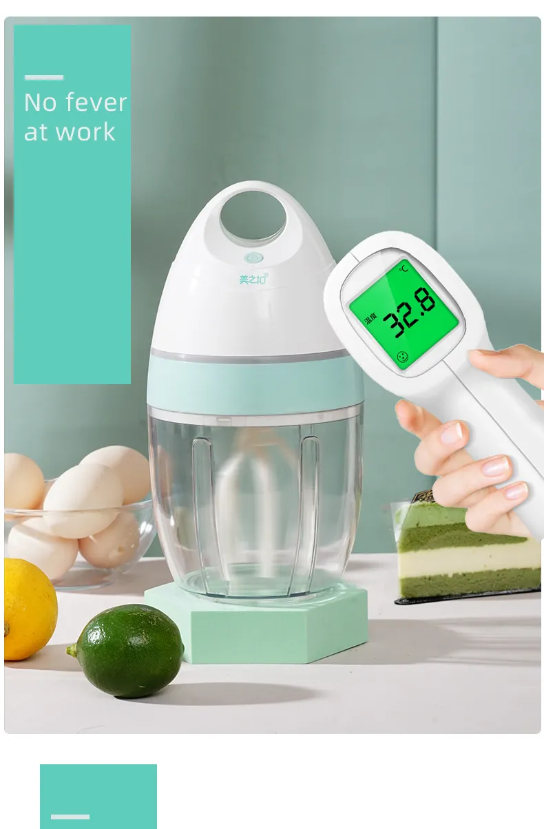 900ml Electric Whisk High Efficiency Household Small Baking One Press Automatic Whip Whisk Cream Cake Mixer Kitchen Tools Egg Whisk Beater