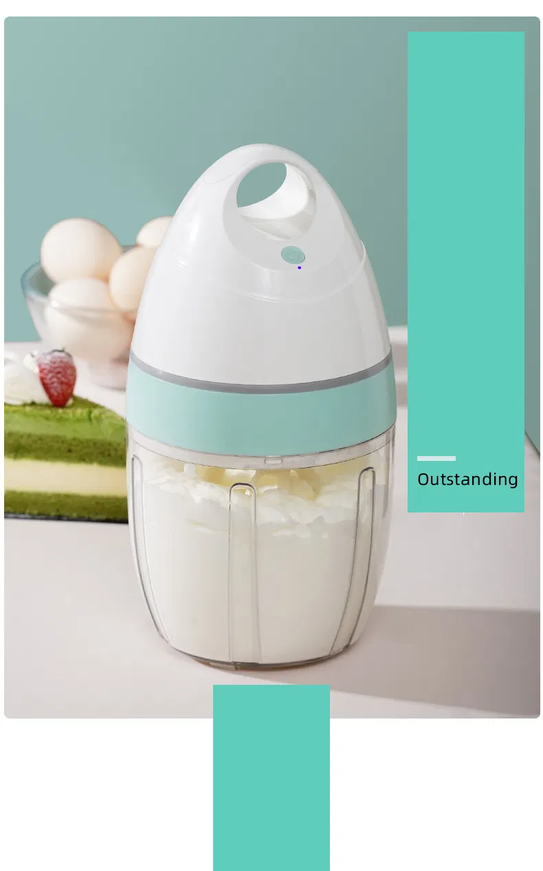 900ml Electric Whisk High Efficiency Household Small Baking One Press Automatic Whip Whisk Cream Cake Mixer Kitchen Tools Egg Whisk Beater