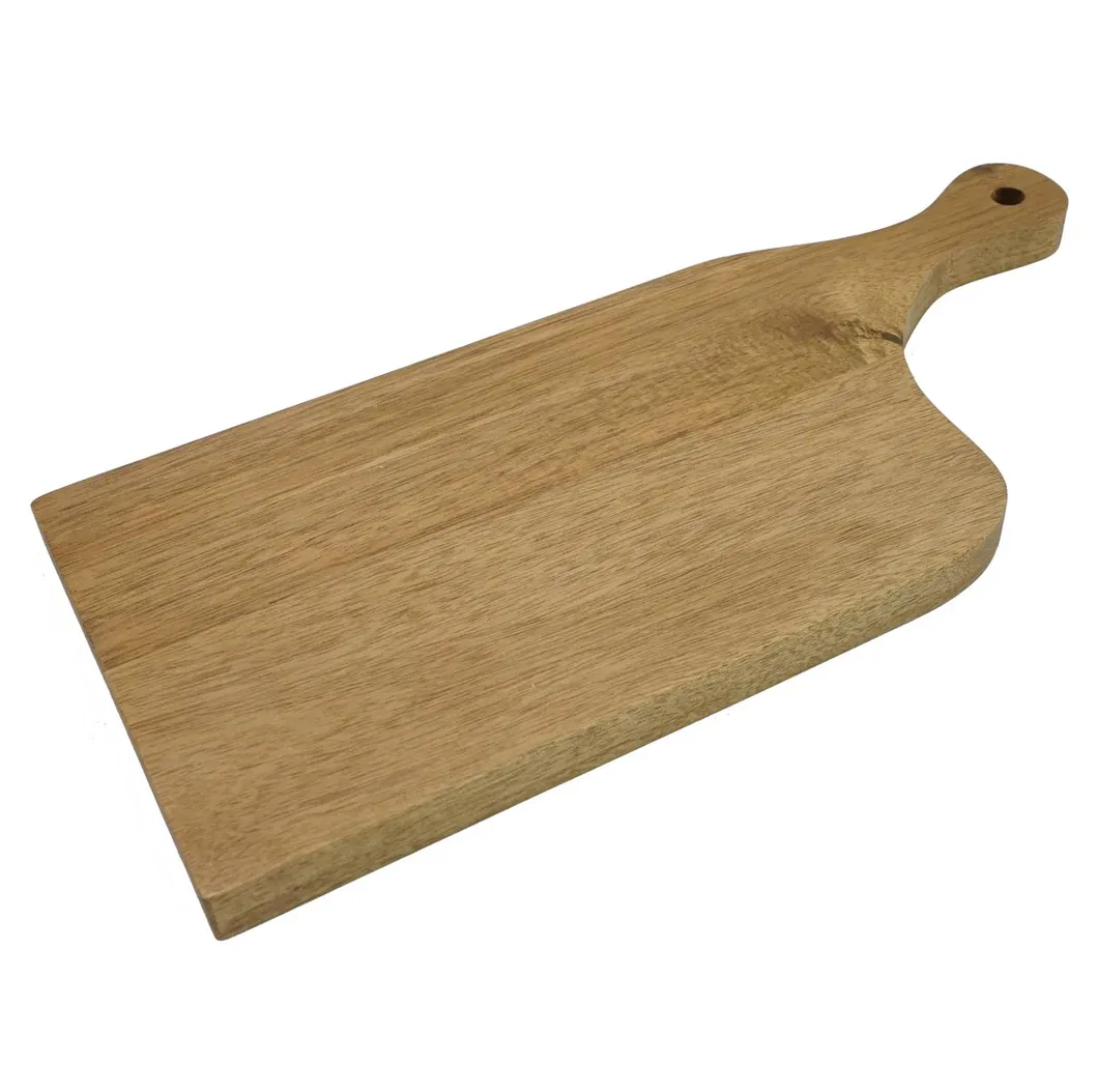 Acacia Wood Cutting Board for Kitchen with Handle Serving Tray Bread Tray Pizza Plate Crackers Platter Chopping Board for Meat Bread