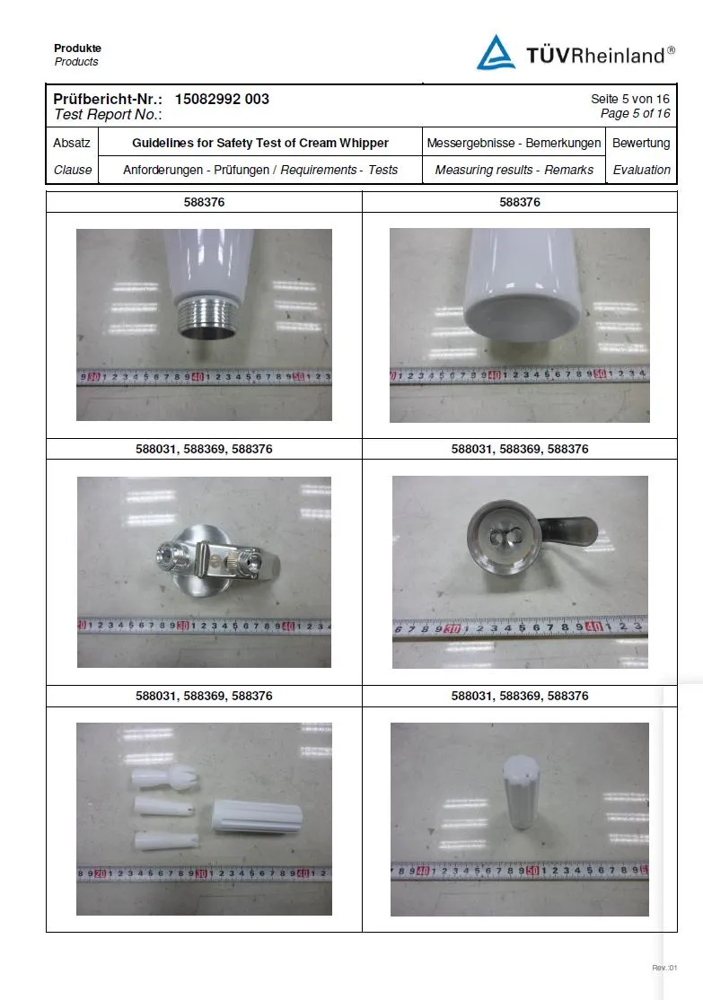 Amazon Hot Sale 250ml Aluminum Cream Whipper with Three Nozzles Whipped Cream Dispenser