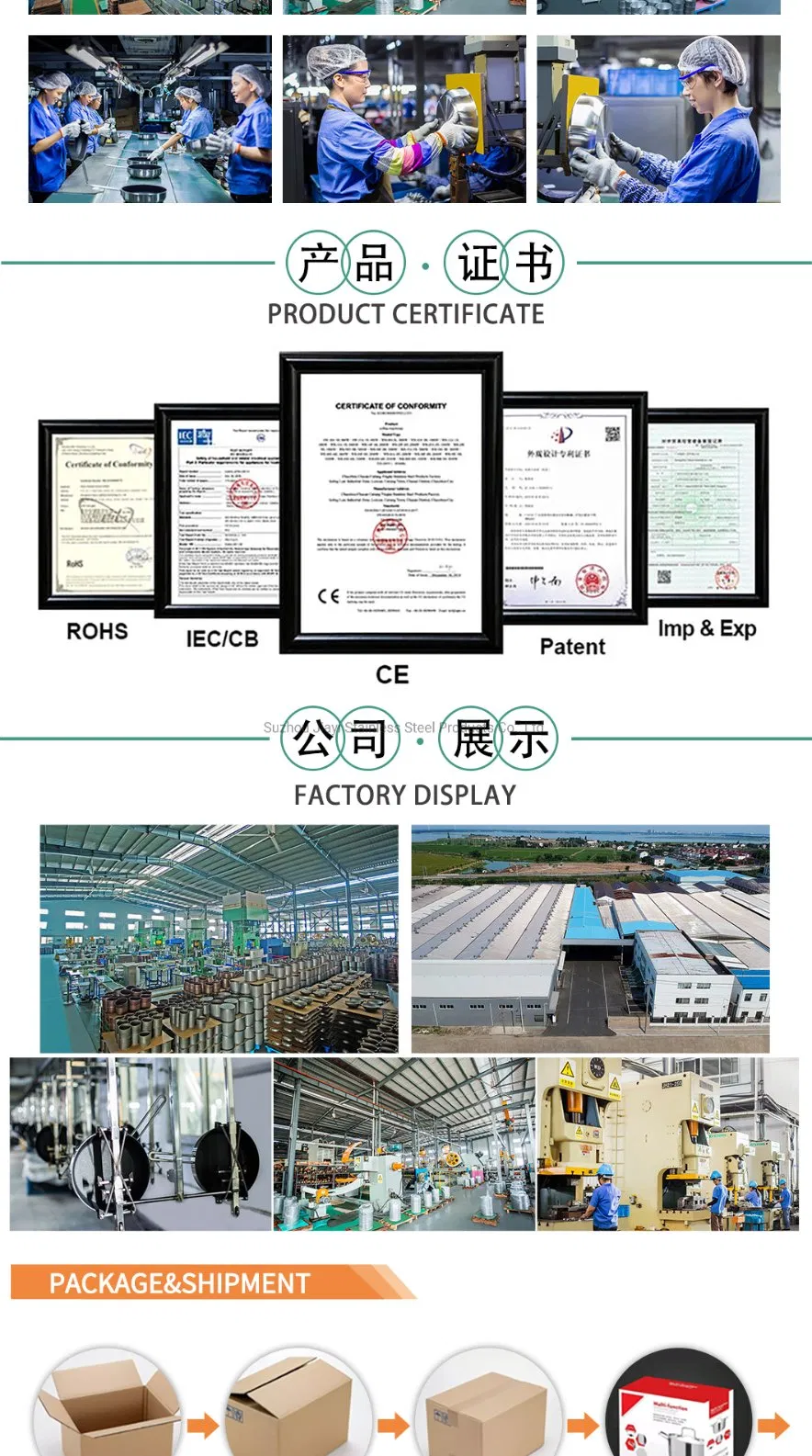 Amazon Hot Sale Ss18/10 Non-Stick Frying Pan Japanese Stainless Steel 304 Saucepan 26cm 28cm 30cm Fry Pan Chinese Supplier