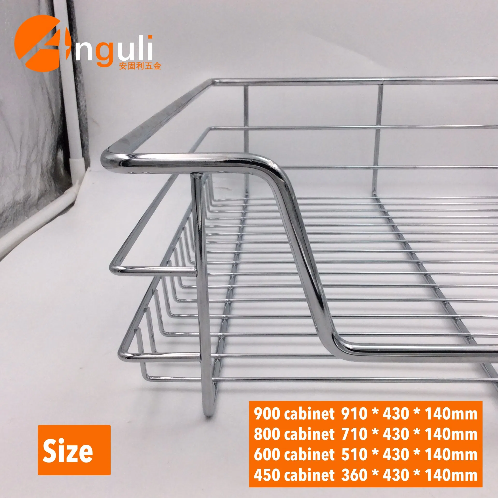 Anguli Kitchen Accessories Kitchen Cabinet Stainless Steel Pull out Dish Drying Rack Kitchen Baskets Pantry Organizer