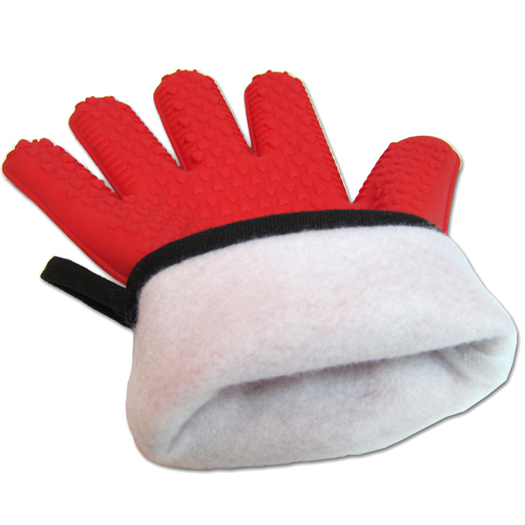 Baking Kitchen Cooking BBQ Grilling Heat Resistant Microwave Silicone Oven Gloves Mitt