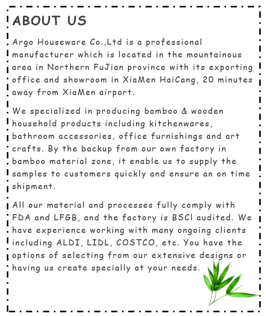 Bamboo Butler Serving Tray with Cut out Handlesy