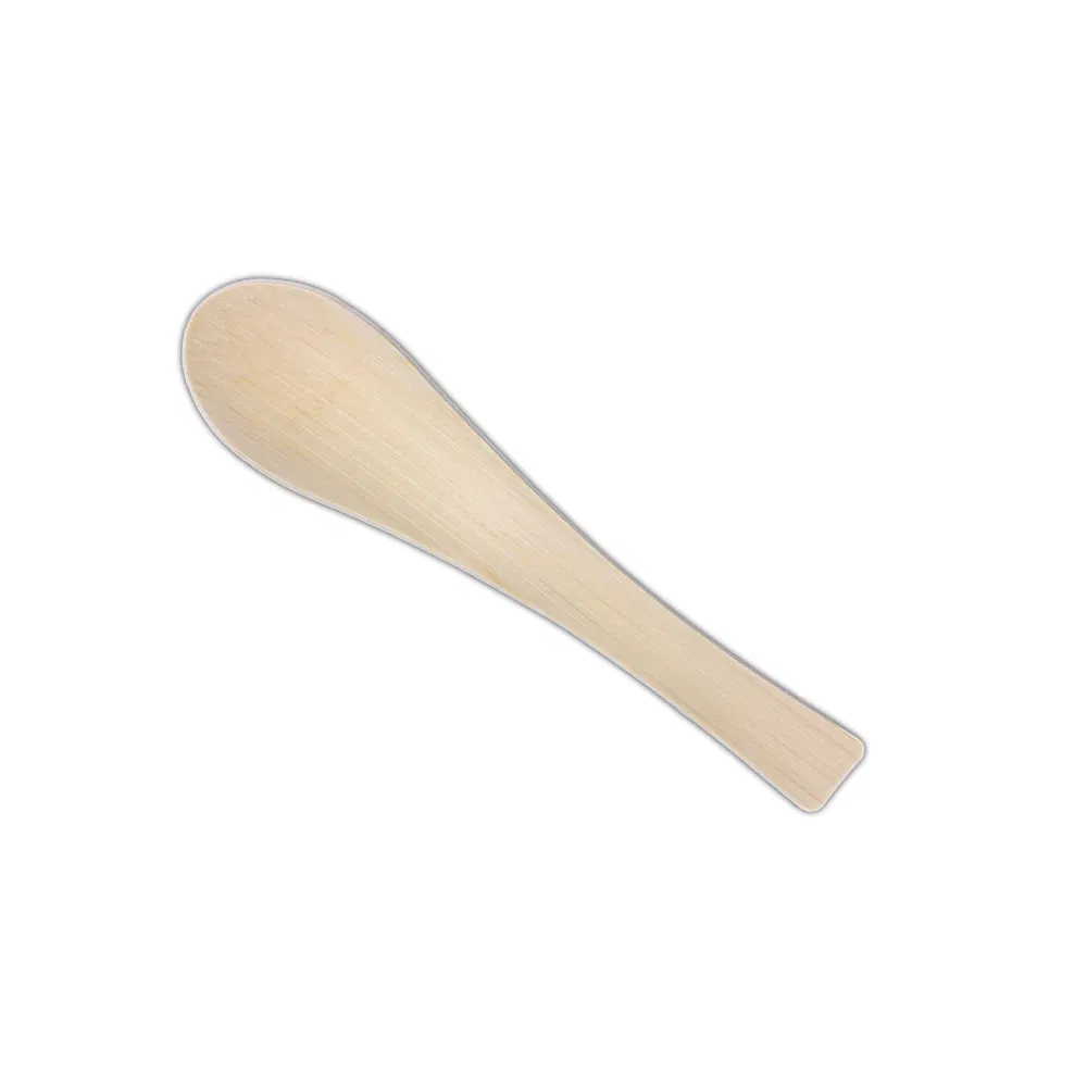 Bamboo Sawtooth Fork Knife Biodegradable Disposable Wooden Cutlery Utensils Bamboo Spoon and Fork