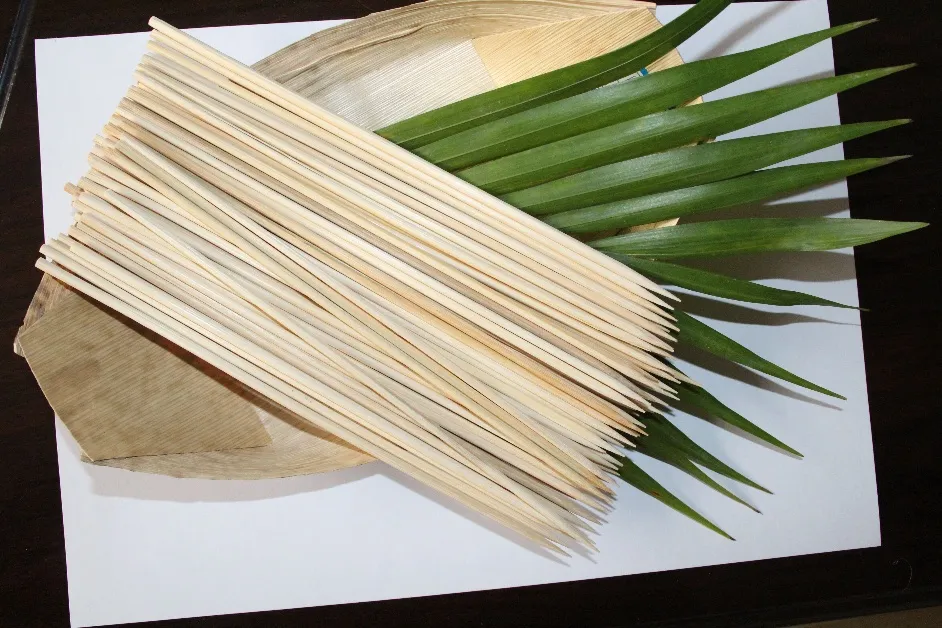 BBQ Wholesale Stick 40cm 50cm Custom Round Bamboo Teppo Skewer