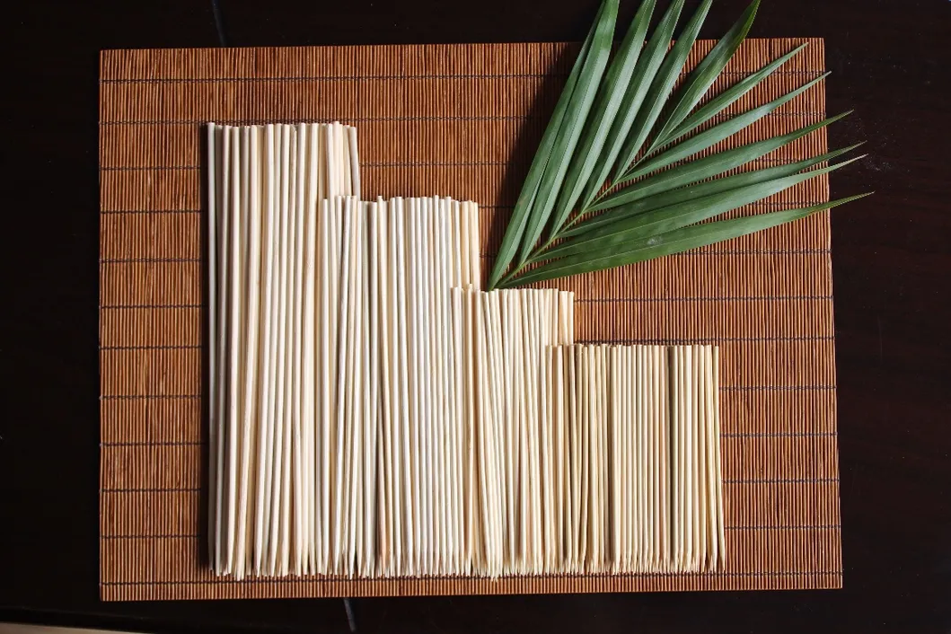 BBQ Wholesale Stick 40cm 50cm Custom Round Bamboo Teppo Skewer