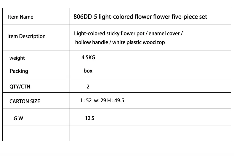 Best Selling Stock Cooking Kitchenware Design 18-26cm 5PCS Enamel Casserole Cooking Casserole Set