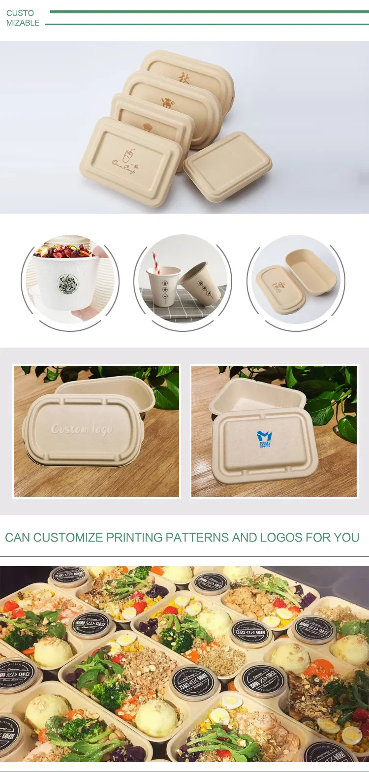 Biodegradable Dinner Plate Can Be Customized Bagasse Pulp Plate Disposable Dessert Plate