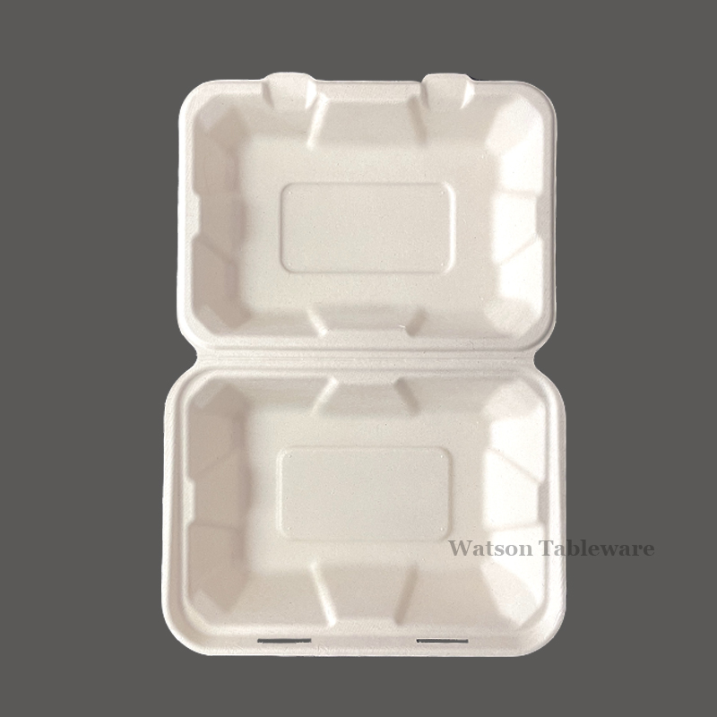 Box Packaging Snack Eco-Friendly Meal Box Oil and Water Resistant Dinner Container