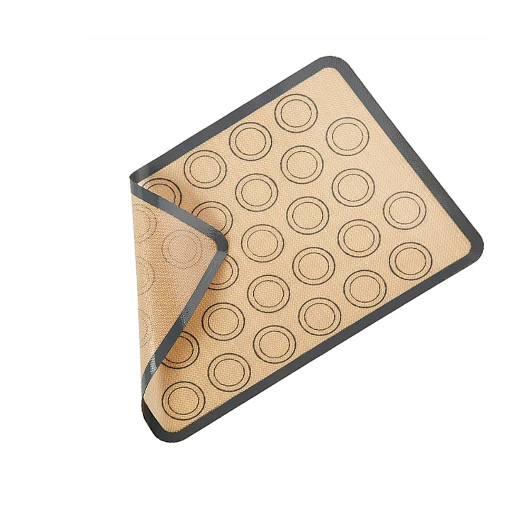 BPA Free Reusable Non Stick Cookie Pastry Silicone Baking Mat Macaron Mat