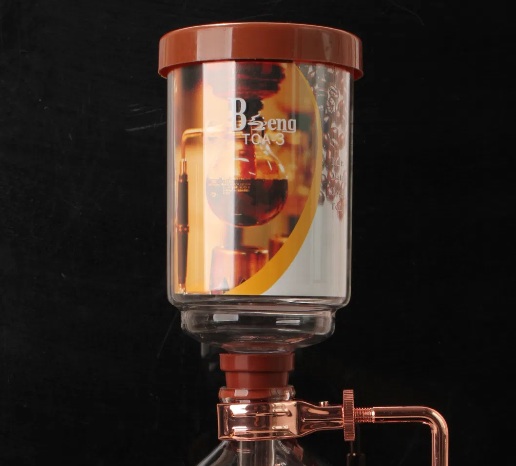 Bt3 Amazon Hot Sale 3/ 5 Cupsglass Coffee Syphon Counted Tea/ Coffee Siphon Espresso Coffee Maker