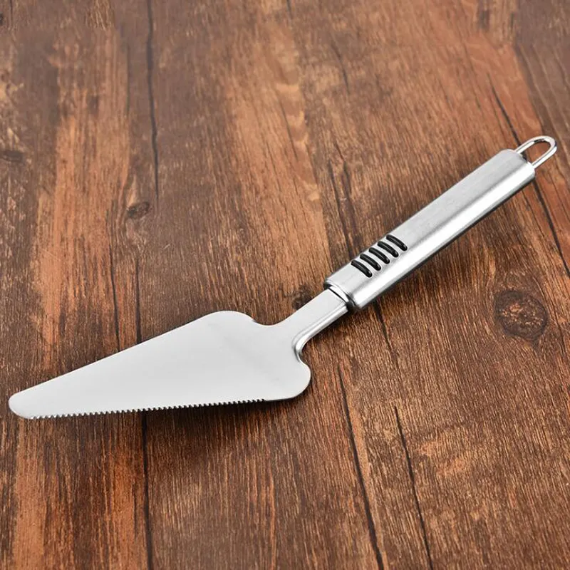 Cake Pie Server Stainless Steel Cake Cutter with Serrated Edge, Elegant Ergonomic Handle for Cutting & Serving Lasagna Dessert, Slice and Serve Spatula Esg12126
