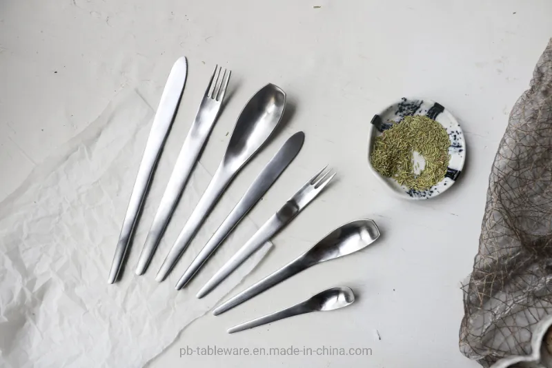 China Good Quality 304 Stainless Steel Gold Flatware Cutlery Sets